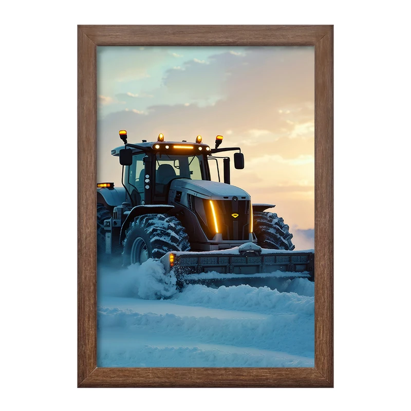 تابلو خندالو طرح بولدوزر (Bulldozer) کد F5232