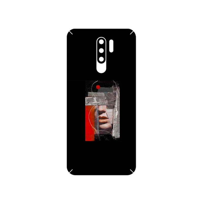 برچسب پوششی ماهوت مدل Collage of Mouth مناسب برای گوشی موبایل شیائومی Redmi 9