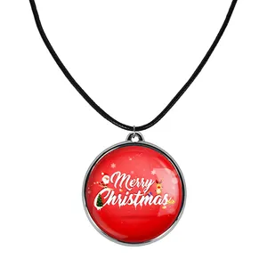 گردنبند خندالو مدل کریسمس Christmas کد 2213922133