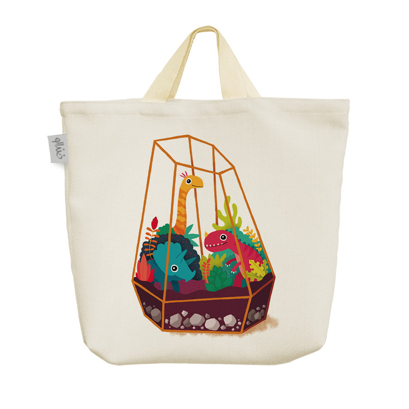 ساک خرید خندالو مدل دایناسور کیوت کد H1744