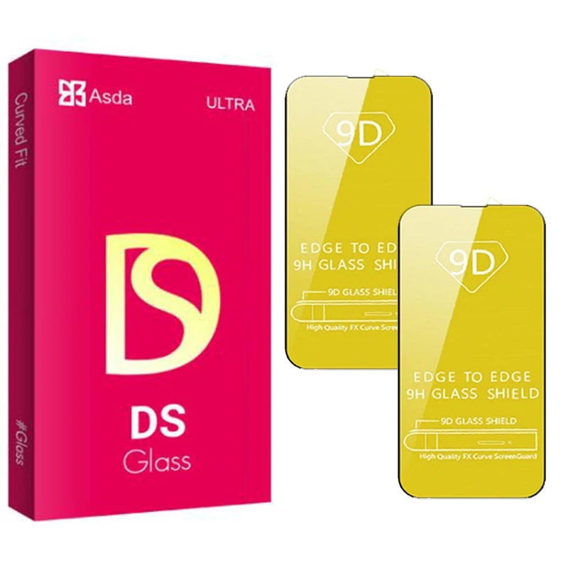  محافظ صفحه نمایش گوشی آسدا مدل DS مناسب برای گوشی موبایل اپل iPhone 14pro مجموعه 2 عددی