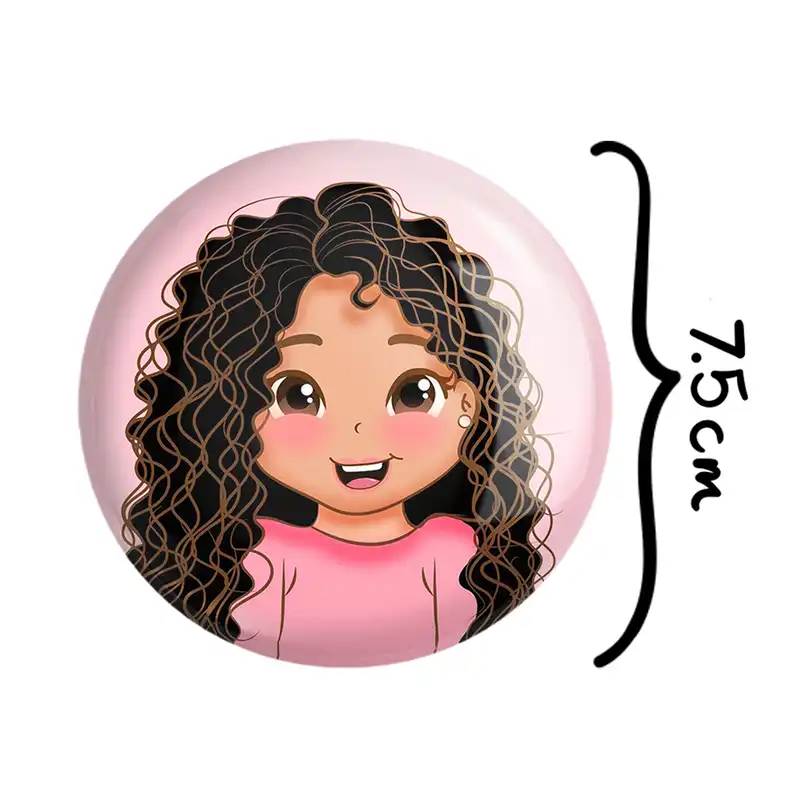 آینه جیبی خندالو مدل دخترانه فانتزی کد 25734