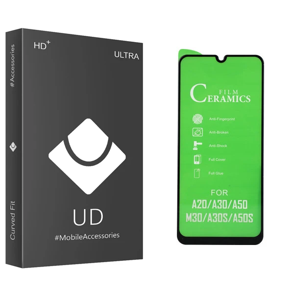 محافظ صفحه نمایش یو دی مدل ULTRA مناسب برای گوشی موبایل سامسونگ Galaxy A50/A30/A20/M20