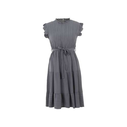 سارافون زنانه بنیس مدل مینی فریال رنگ طوسی