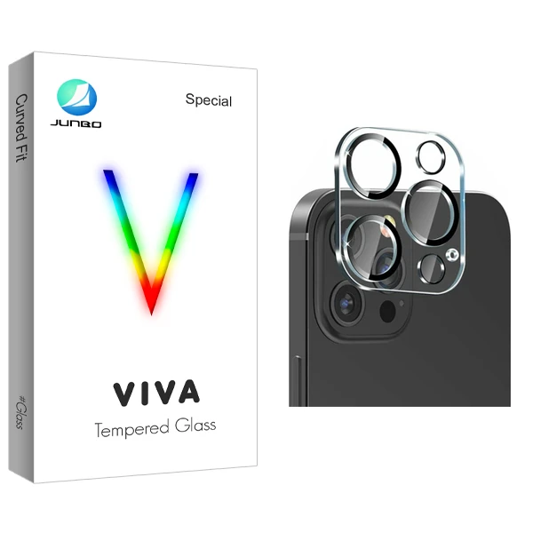 محافظ لنز گوشی جانبو مدل Viva Glass FLL مناسب برای گوشی موبایل اپل iPhone 13 pro