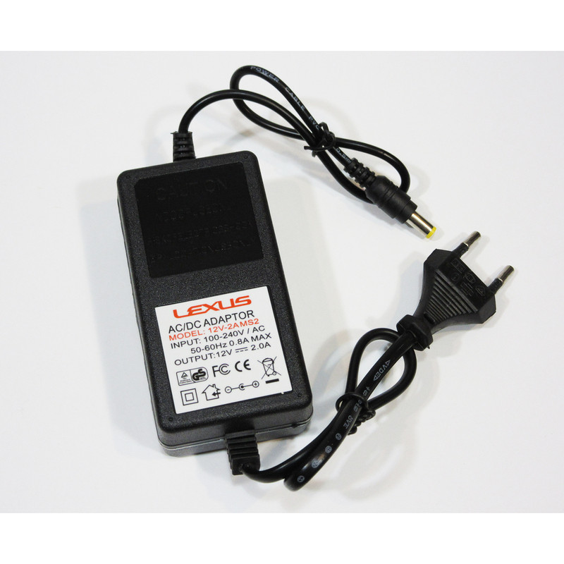 آداپتور 12 ولت 2 آمپر لکسوس کد real1.6a آداپتور 12 ولت 2 آمپر لکسوس کد real1.6a