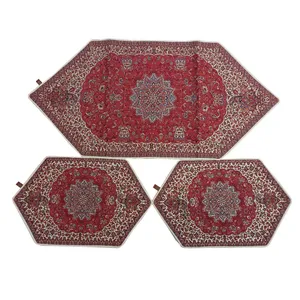 ست 3 تکه رومیزی ترمه کد 24