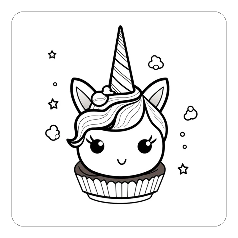 مگنت کاکتی طرح اسب تک شاخ و یونیکورن مدل mp30430