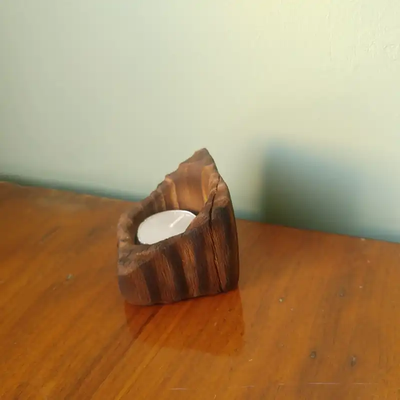 جا شمعی چوبی مدل 114