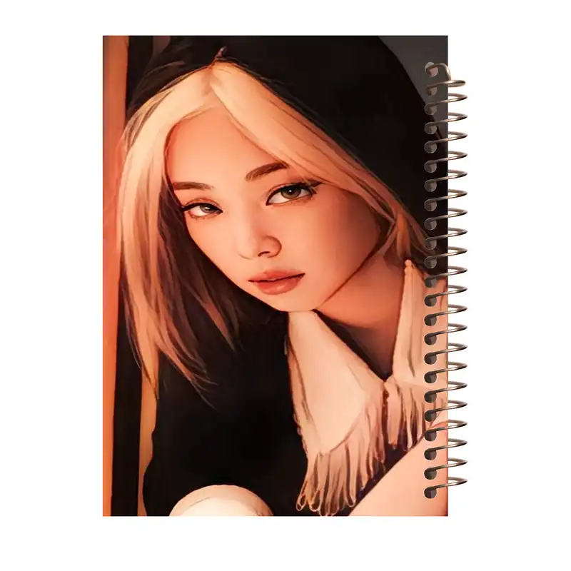 دفتر مشق 80 برگ طرح بلک پینک کدJ246