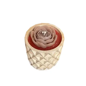 شمع دست ساز مدل Rose701