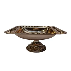 میوه خوری مسی طرح الماس 