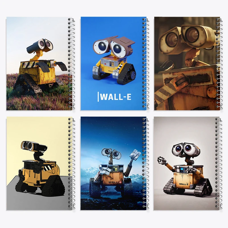 دفتر نقاشی 50 برگ خندالو طرح وال ای (Wall-E) کد 953 مجموعه 6 عددی