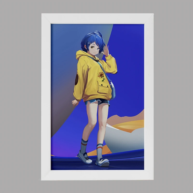 تابلو خندالو مدل آی انیمه واندر اگ پرایورتی کد 34066