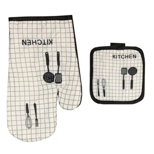 ست دستگیره و دستکش فر مدل 002 بسته 2 عددی