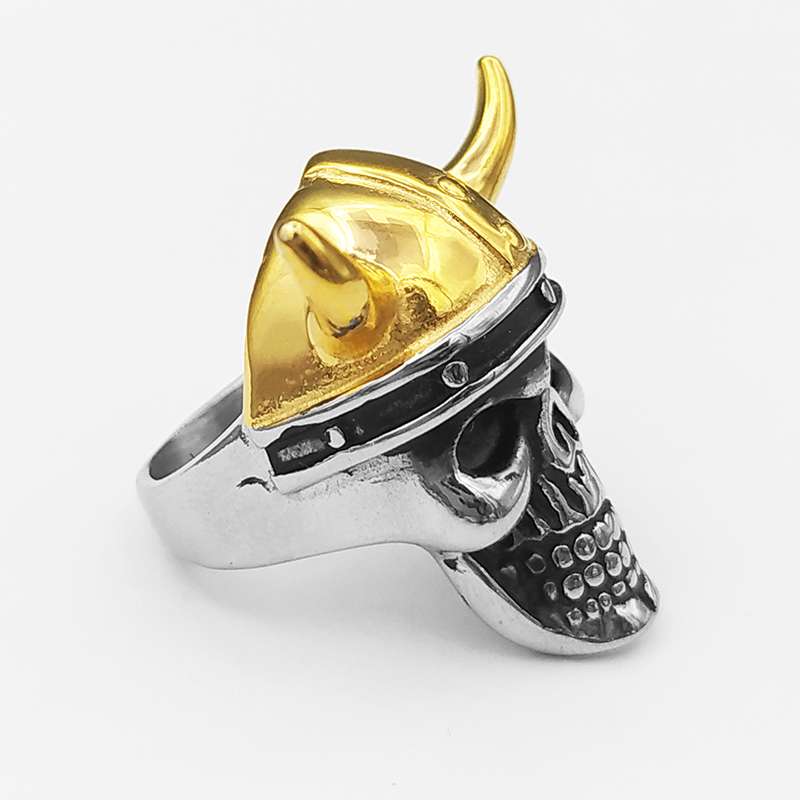 انگشتر مدل Viking طرح جمجمه کد 2Cl انگشتر مدل Viking طرح جمجمه کد 2Cl