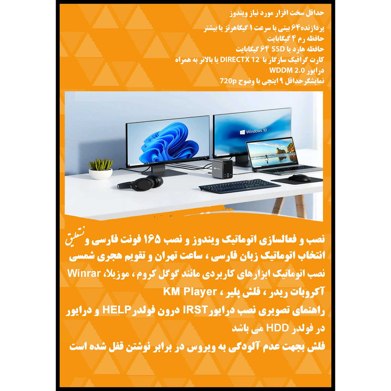 سیستم عامل Windows 7 Ult. 8.1 10 11 Ent. X64 Driver Pack 2023 Office 2016-19-21 UEFI نشر مایکروسافت