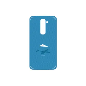 MAHOOT Minimal Paper Airplane Cover Sticker for LG G2