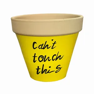 گلدان سفالی پاستل گالری مدل three cant کد 3