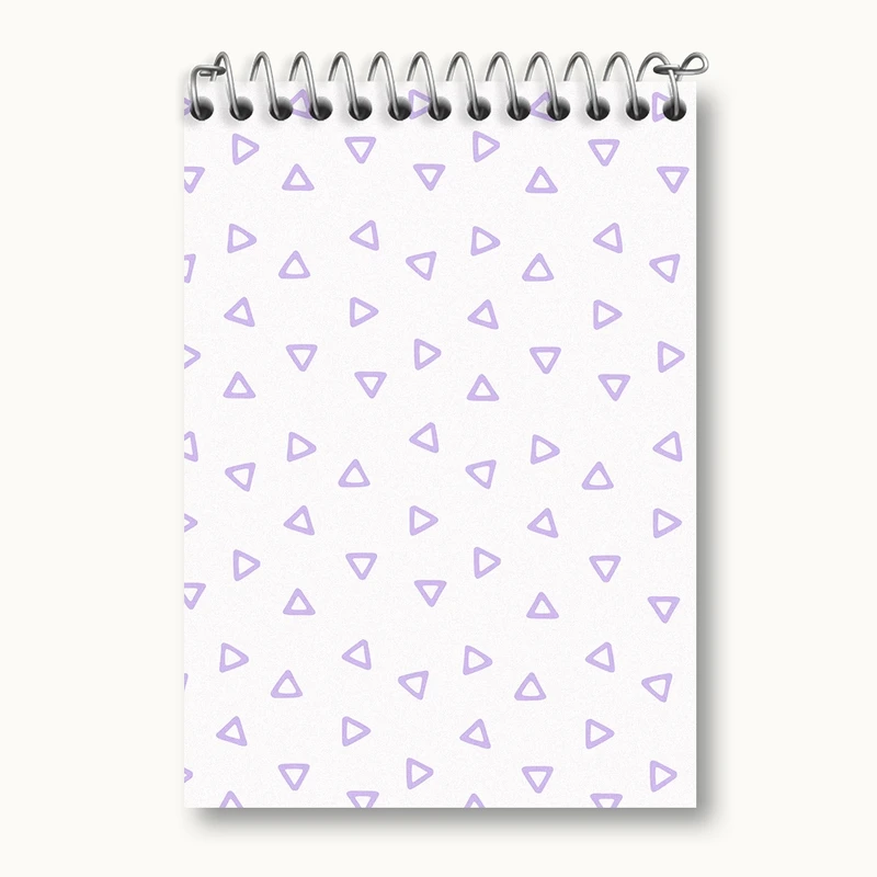 دفتر یادداشت 50 برگ خندالو مدل پترن فانتزی کد N694