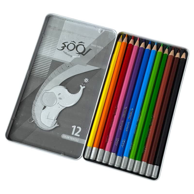 مداد رنگی 12 رنگ لووکی مدل 3012