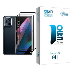 Cooling Olka Glass MIX002 Screen Protector For Oppo Find X3 Pro Pack Of 2