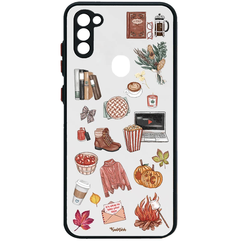 کاور طرح Fall مناسب برای گوشی موبایل سامسونگ Galaxy A11 Black Bumper