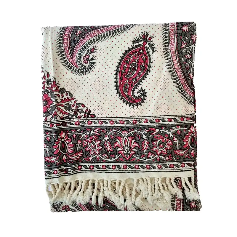 رومیزی قلمکار مدل QLOSO2 طرح پته لپی