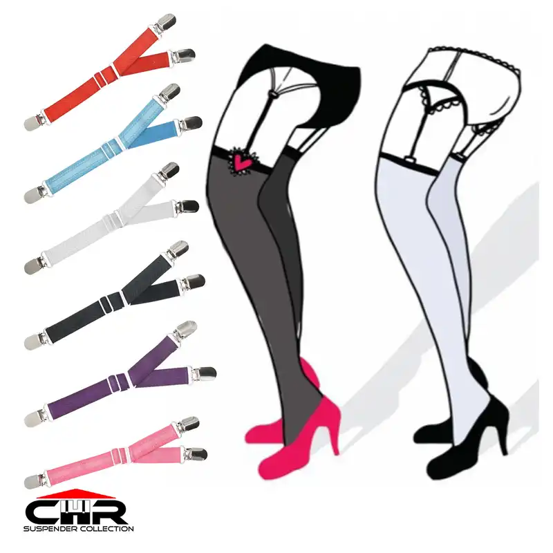 نگهدارنده جوراب زنانه سی اچ آر کد HWY101RDRK بسته 2 عددی