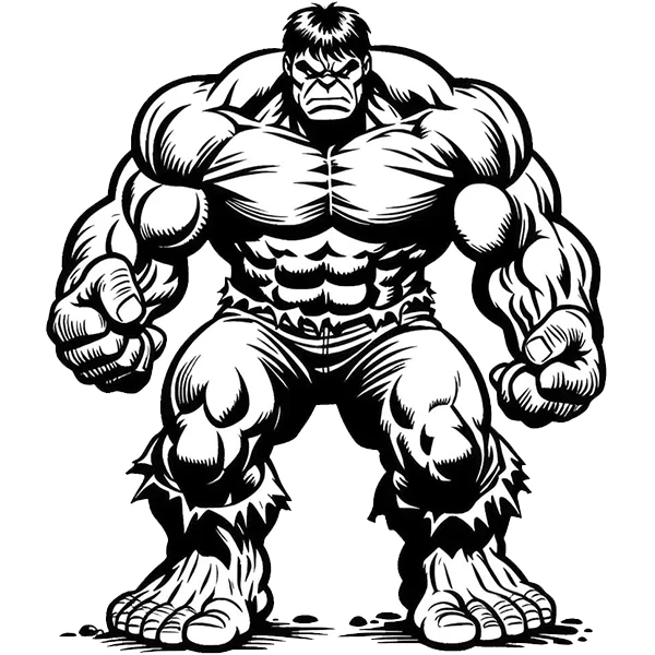 استیکر پارچه و لباس پاد آفرین طرح کارتونی هالک کد 3818