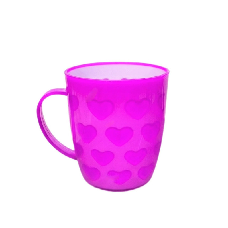 لیوان مدل قلبی پلاستیکی کد Heart-1277