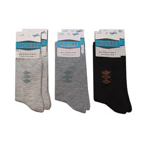 جوراب ساق بلند مردانه مدل 004 مجموعه 6 عددی