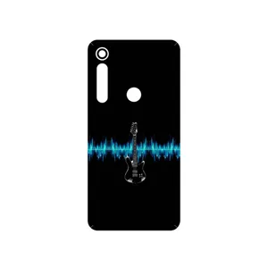 MAHOOT Electric Guitar Cover Sticker for Motorola One Macro