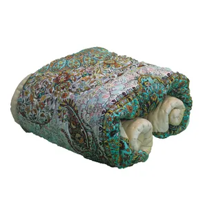 لحاف کرسی مدل ترمه جیران کد 1701 سایز 300x300 سانتی متر
