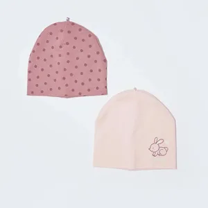کلاه نوزادی ال سی وایکیکی مدل BEBE-BERE-EBNUT2 بسته 2 عددی