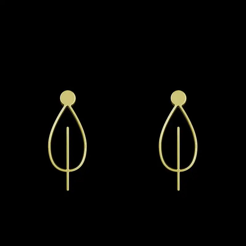 گوشواره طلا 18 عیار زنانه مدوپد مدل درخت کد GA1-15839