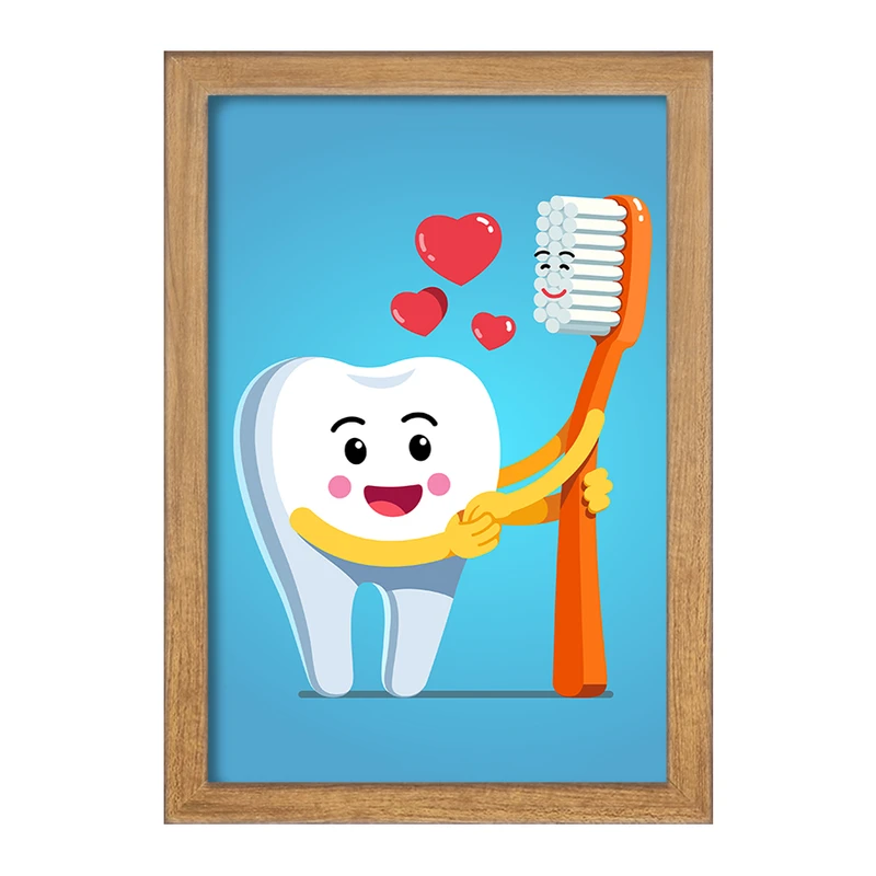 تابلو خندالو مدل دندان و دندان پزشکی کودکانه کد 36700