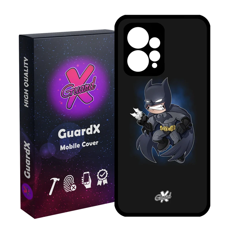 کاور گارد ایکس طرح Batman مدل Glass10049 مناسب برای گوشی موبایل شیائومی Redmi Note 12 4G