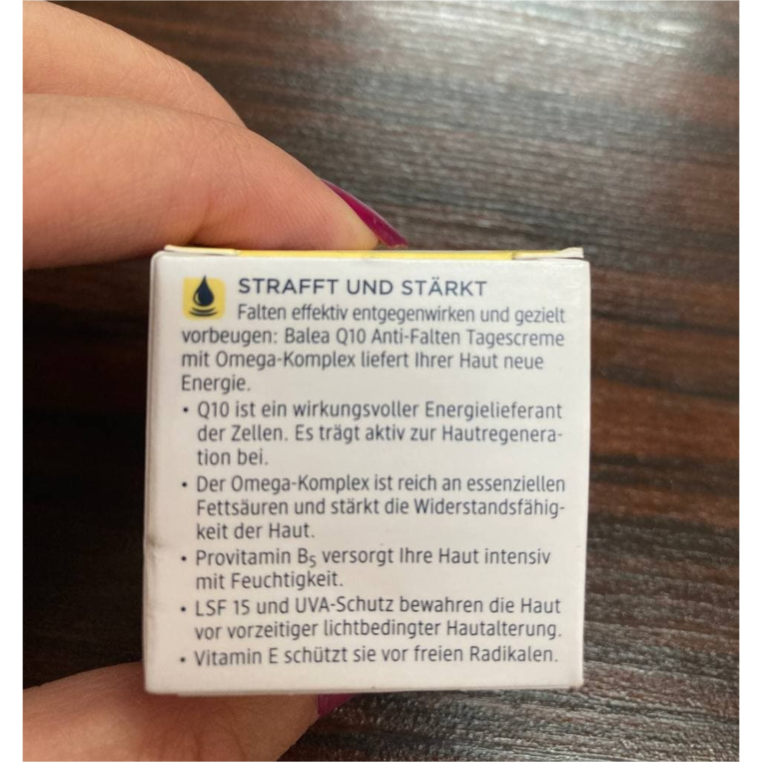 کرم روز ضد چروک باله آ مدل Q10 حجم 5 میلی لیتر