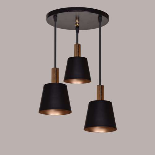 لوستر اویز سه شاخه کد b600