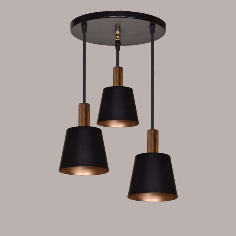 لوستر اویز سه شاخه کد b600
