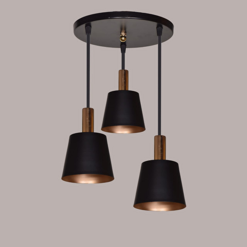 لوستر اویز سه شاخه کد b600