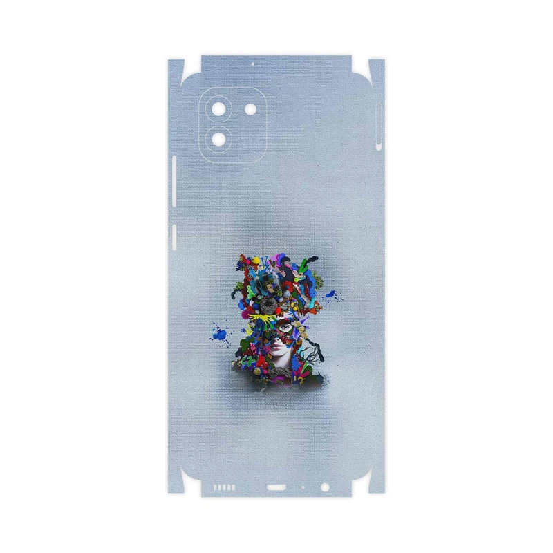 برچسب پوششی ماهوت مدل Collage of surreal Portrait of Women 4-FullSkin مناسب برای گوشی موبایل سامسونگ Galaxy A03