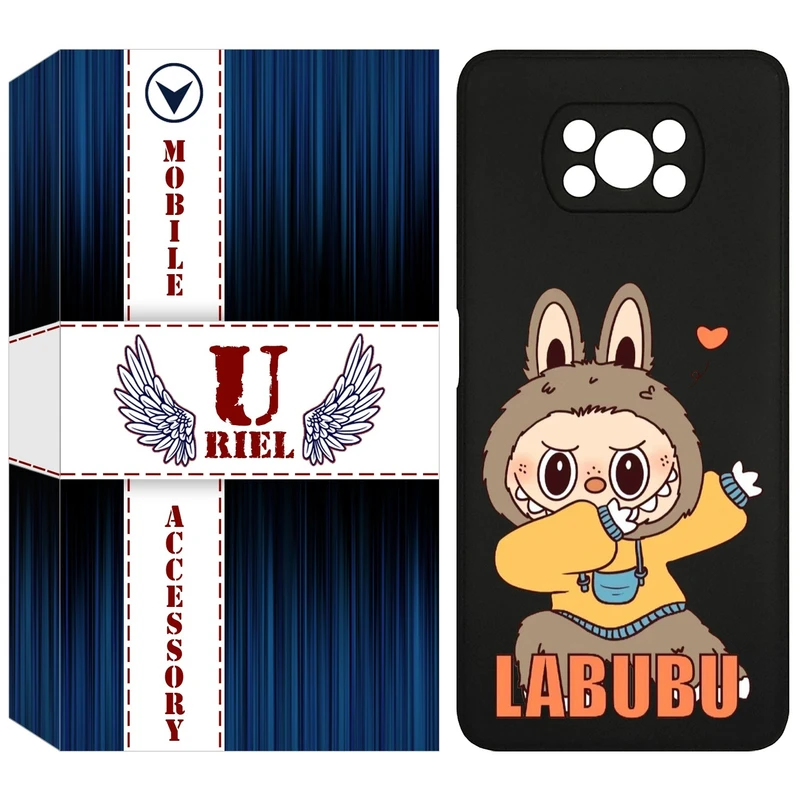 کاور یوریل مدل KSH کد 104 طرح عروسک لبوبو مناسب برای گوشی موبایل شیائومی Poco X3 / X3 Pro