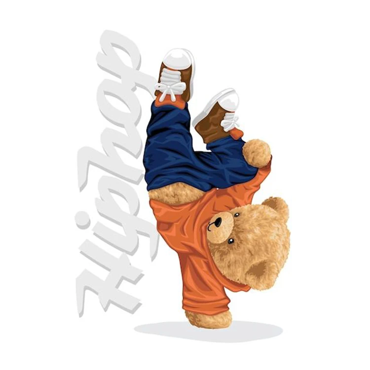 استیکر پارچه و لباس پاد آفرین مدل تدی کد 2338