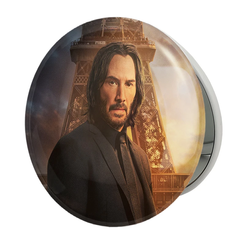 آینه جیبی خندالو طرح جان ویک John Wick مدل تاشو کد 28551