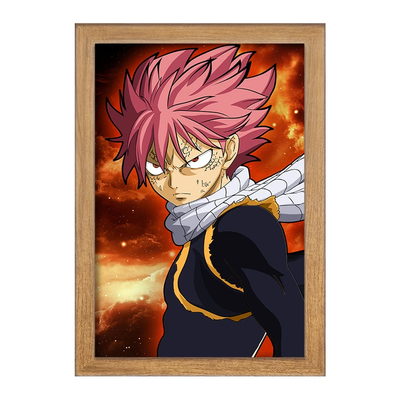 تابلو خندالو مدل ناتسو انیمه فری تیل Fairy Tail  کد 16500