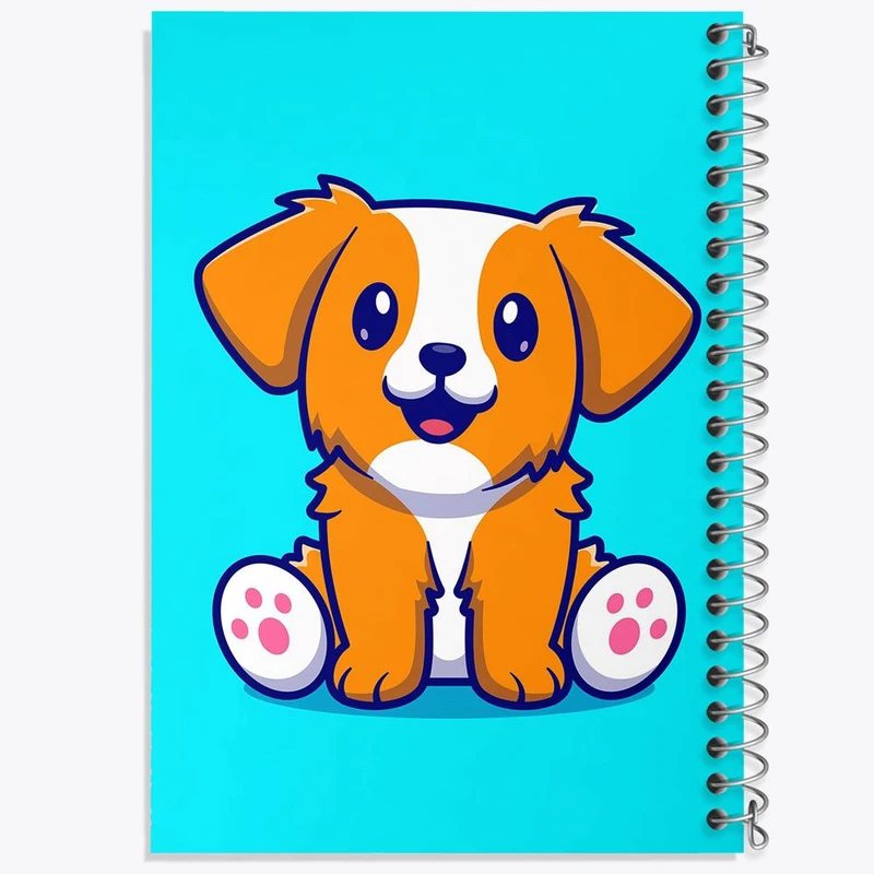 دفتر نت موسیقی 50 برگ خندالو مدل حیوانات بامزه سگ کد 25440