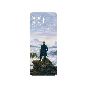 MAHOOT Wanderer above the Sea of Fog Cover Sticker for Motorola Moto G 5G Plus
