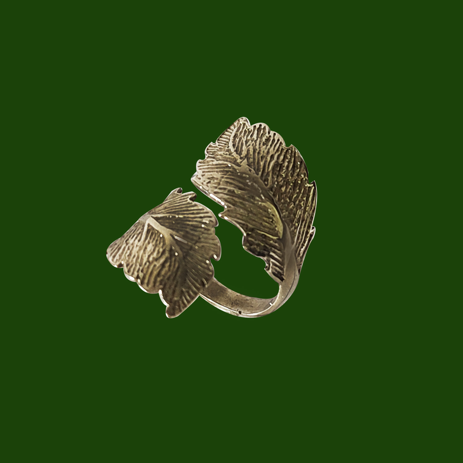 انگشتر زنانه مدل برگ کد DA073 انگشتر زنانه مدل برگ کد DA073